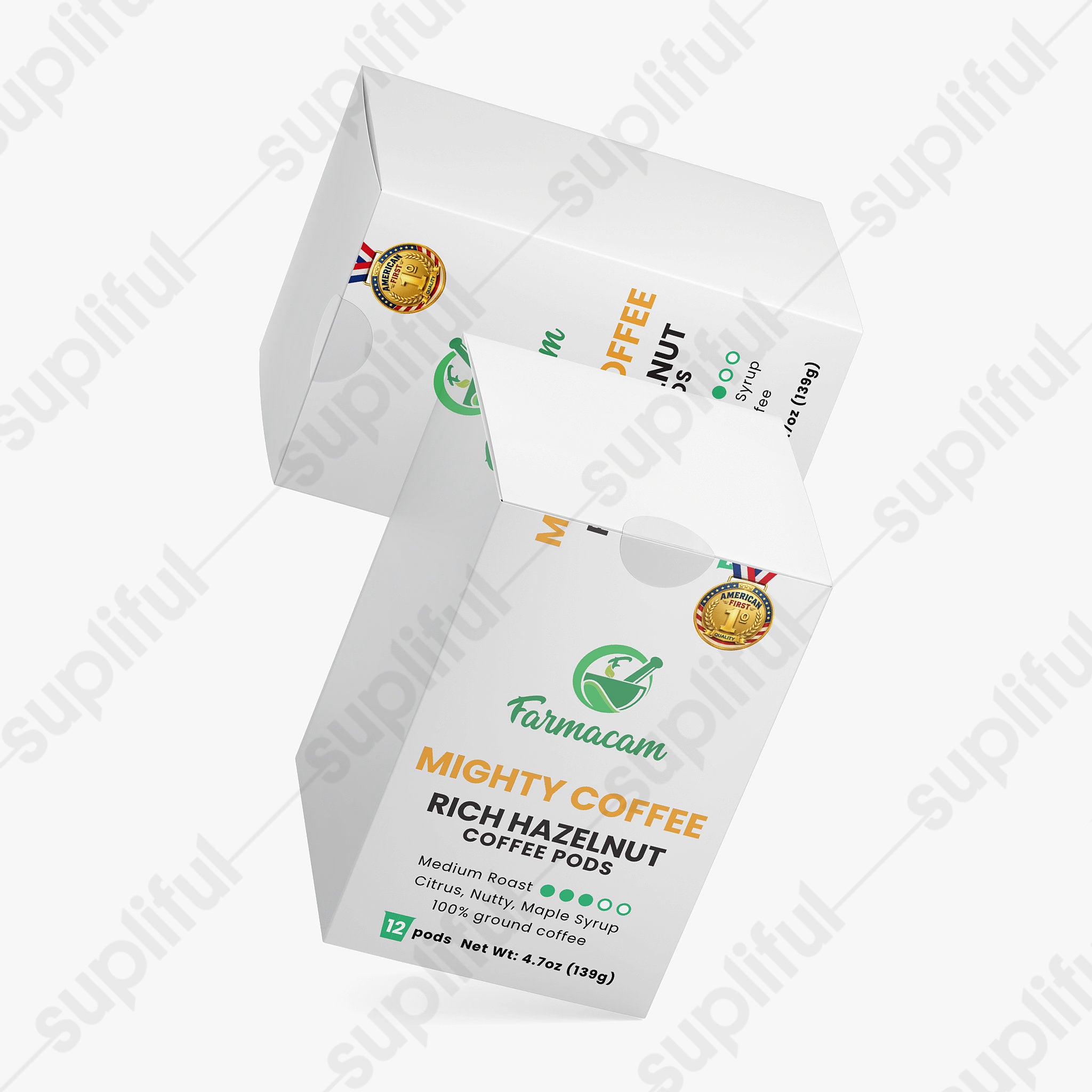 Rich Hazelnut Coffee Pods (Medium Roast) - MIGHTY COFFEE