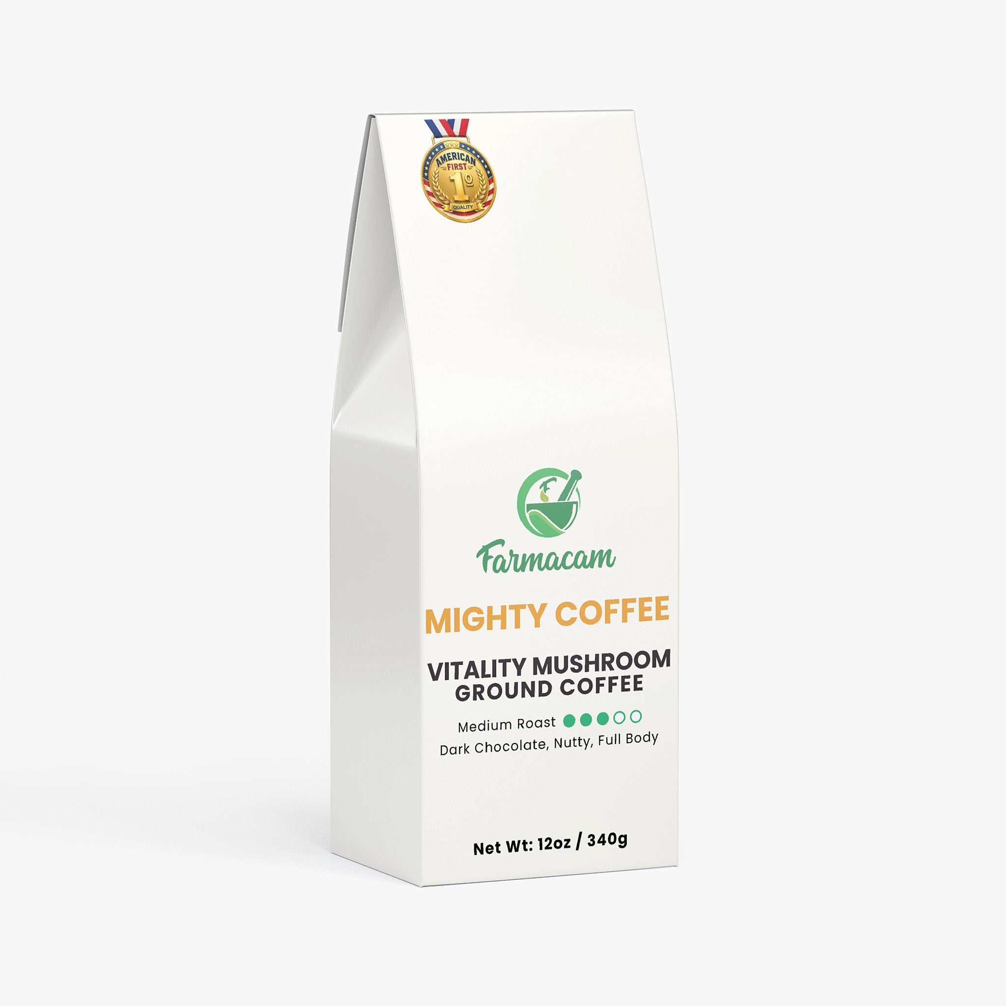 Vitality Mushroom Coffee (Medium Roast) - MIGHTY COFFEE