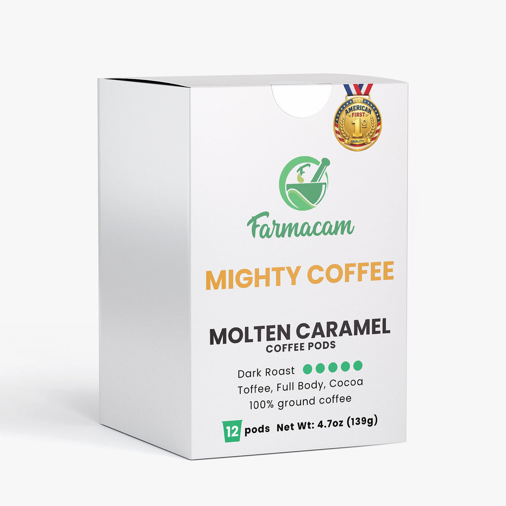 Molten Caramel Coffee Pods (Dark Roast) - MIGHTY COFFEE