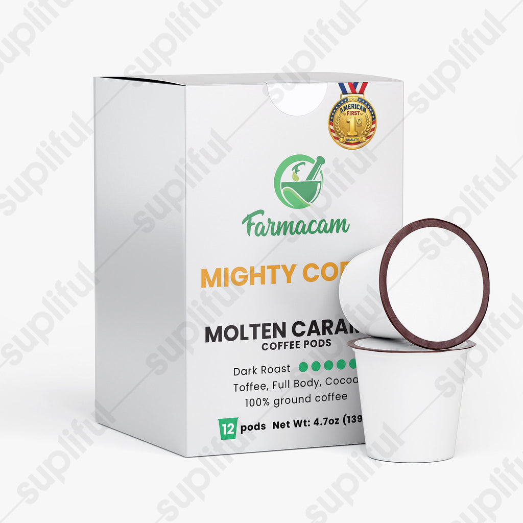 Molten Caramel Coffee Pods (Dark Roast) - MIGHTY COFFEE