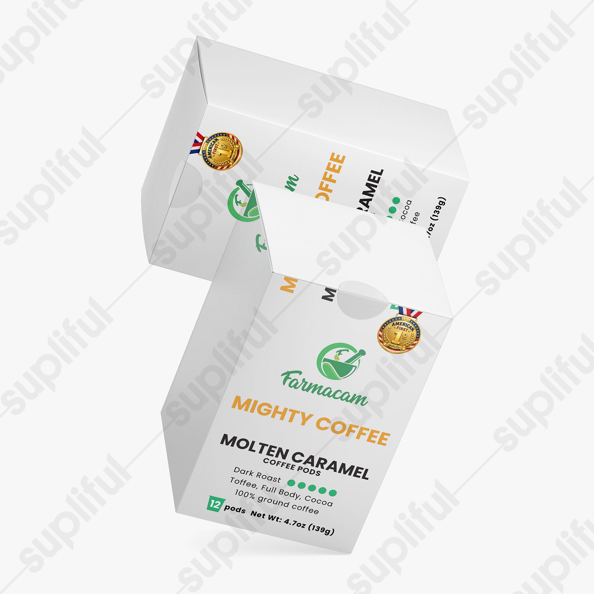 Molten Caramel Coffee Pods (Dark Roast) - MIGHTY COFFEE