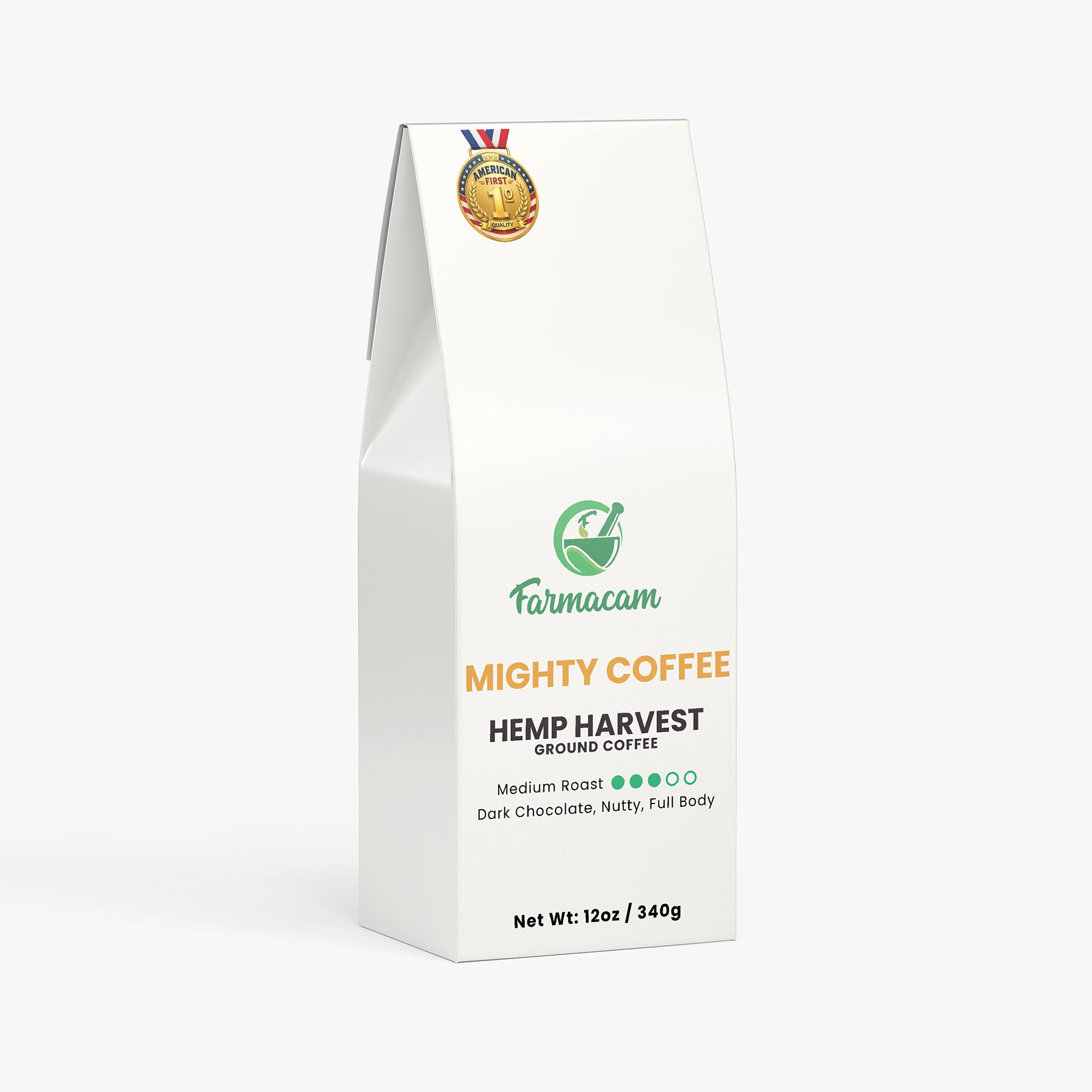 Hemp Harvest Coffee (Medium Roast) - MIGHTY COFFEE