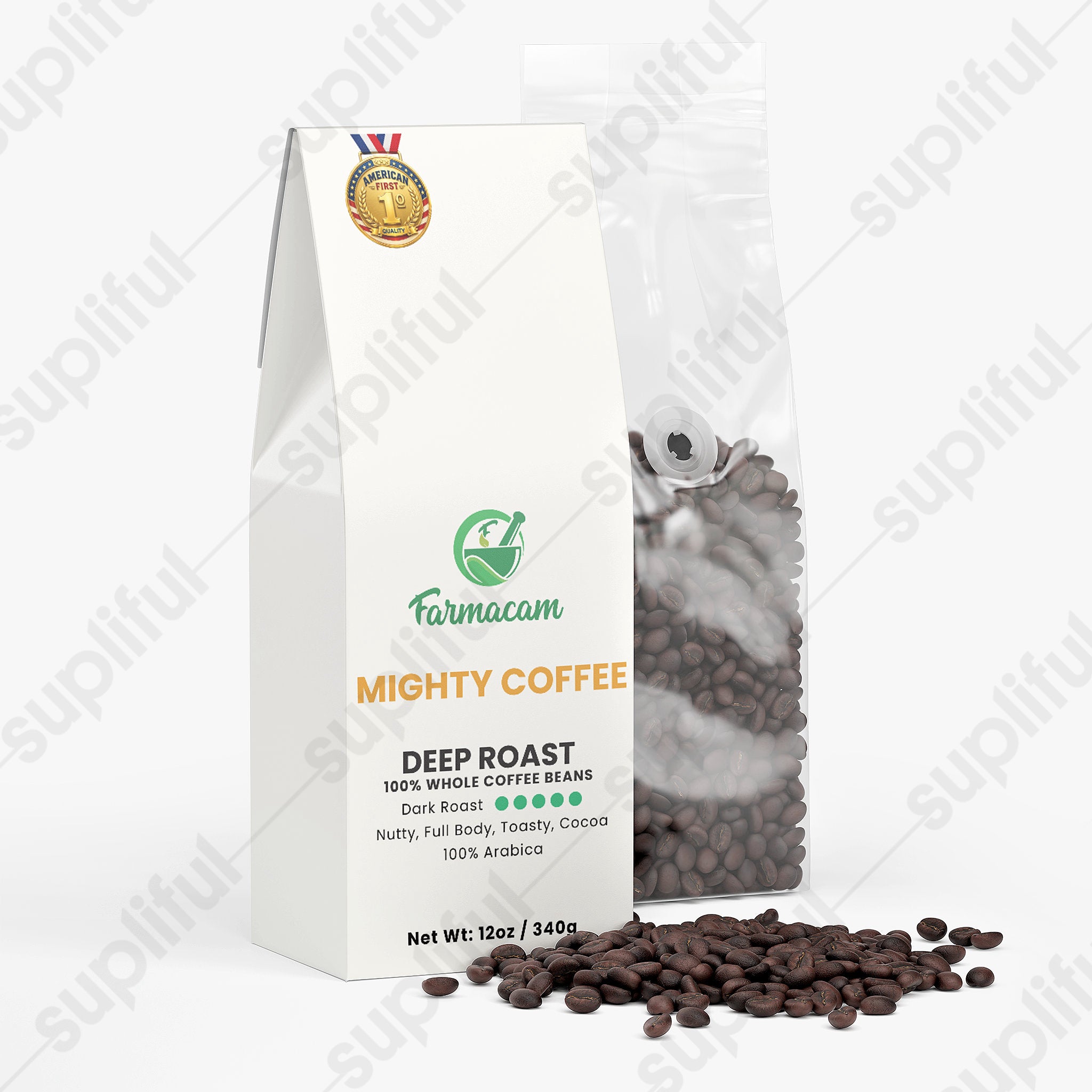 Deep Roast Coffee (Dark Roast) - MIGHTY COFFEE