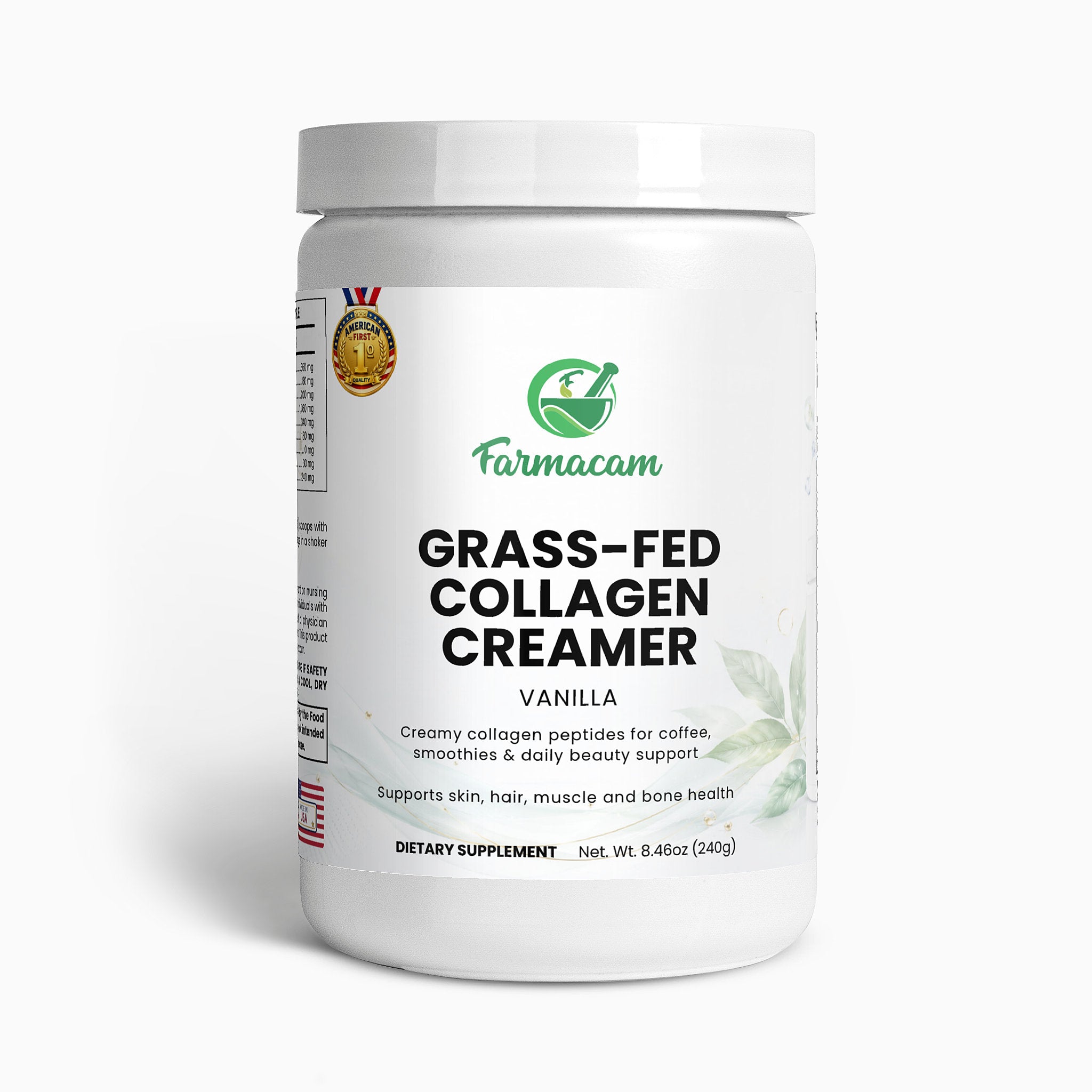 Grass-Fed Collagen Creamer (Vanilla)
