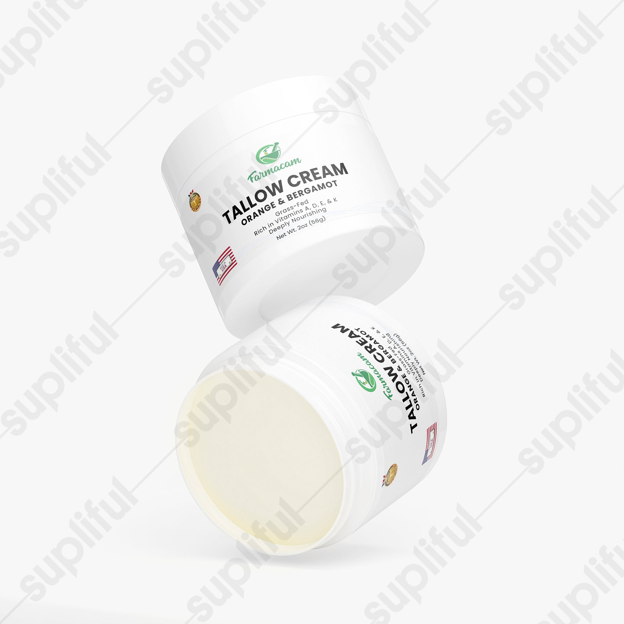 Tallow Cream Orange & Bergamot