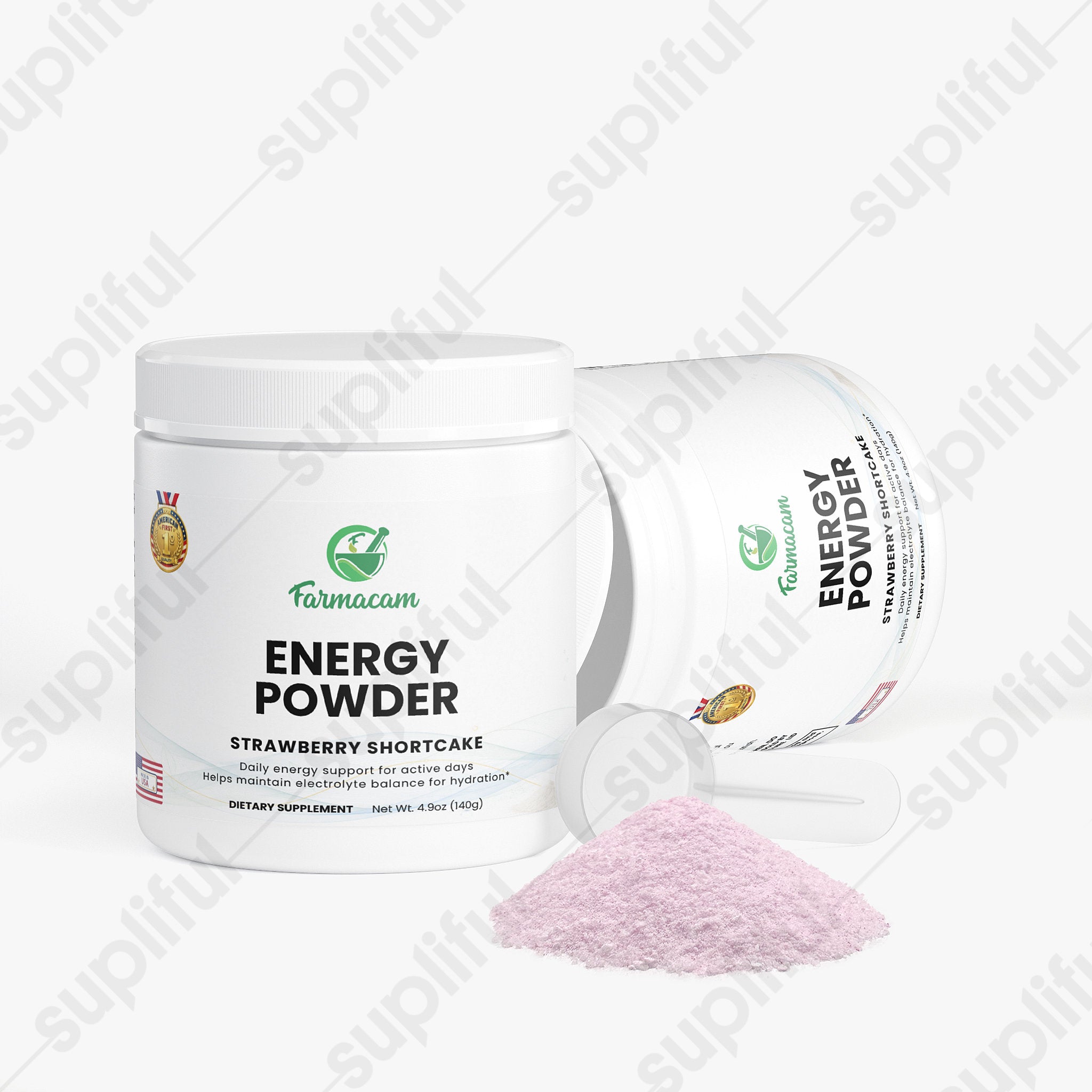 Energy Powder (Strawberry Shortcake)