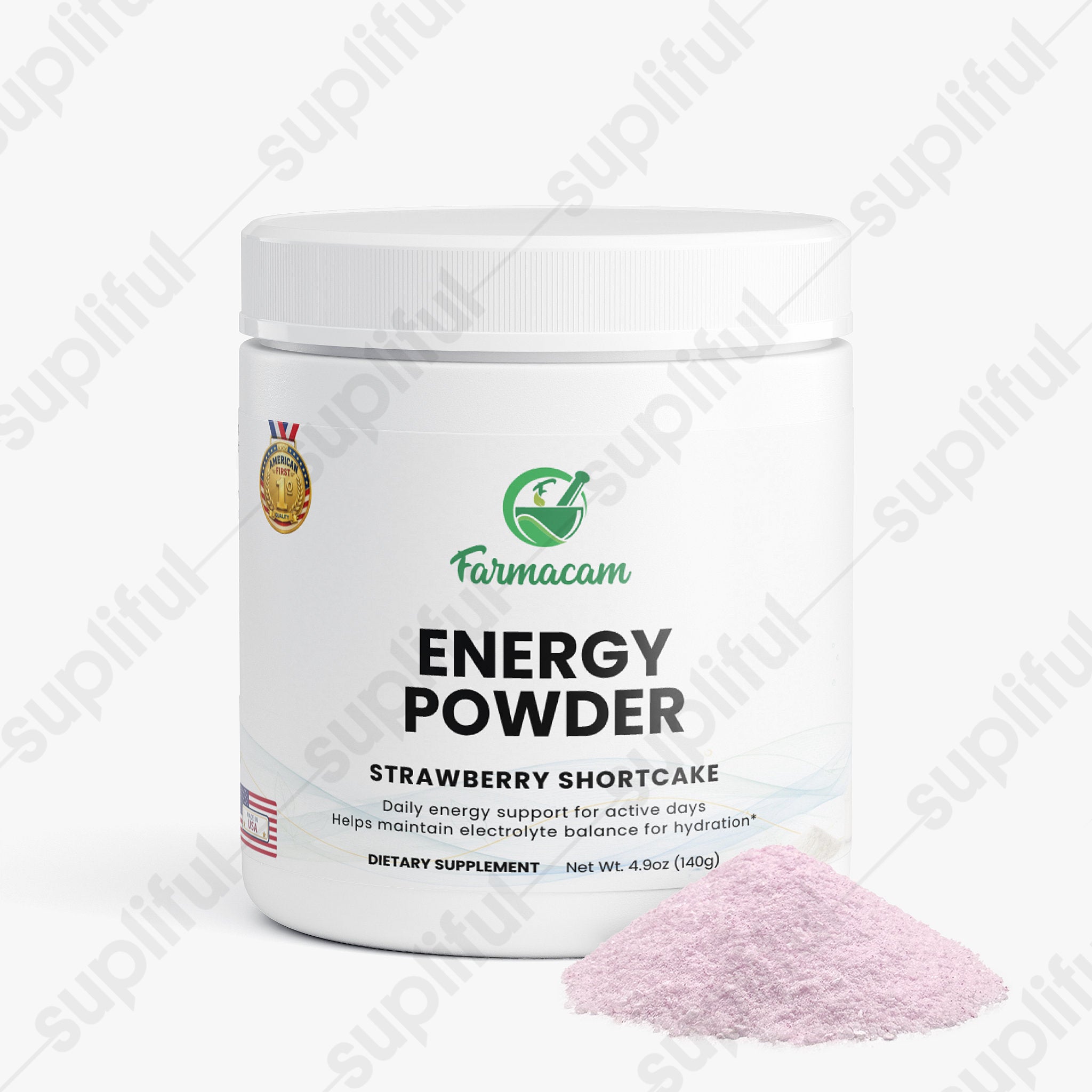 Energy Powder (Strawberry Shortcake)