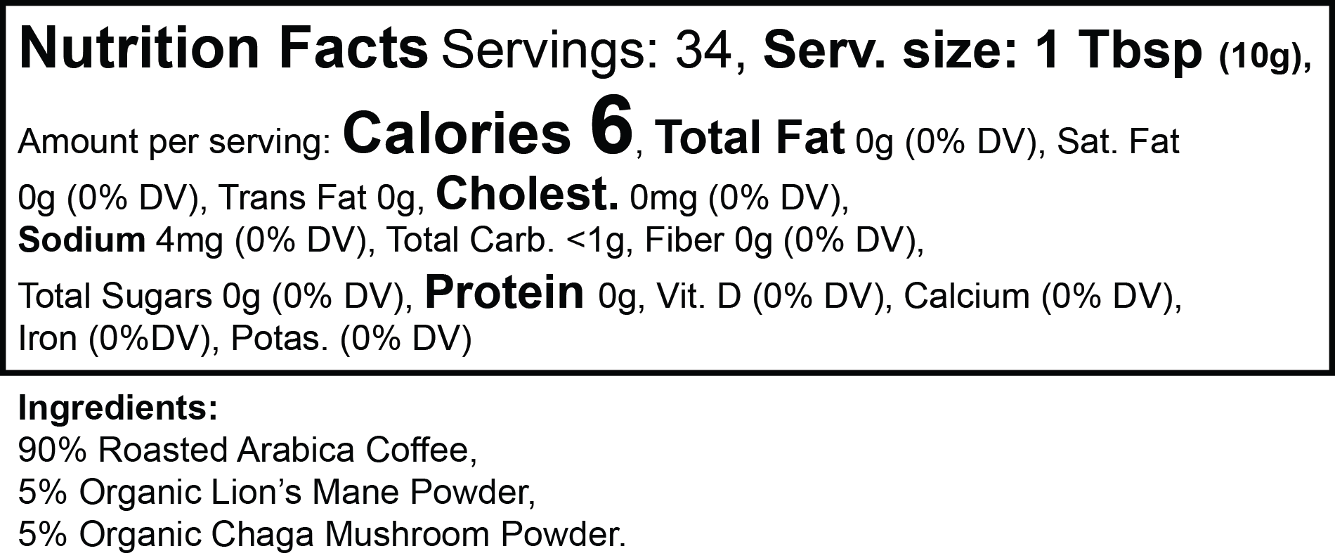 Vitality Mushroom Coffee (Medium Roast) - MIGHTY COFFEE